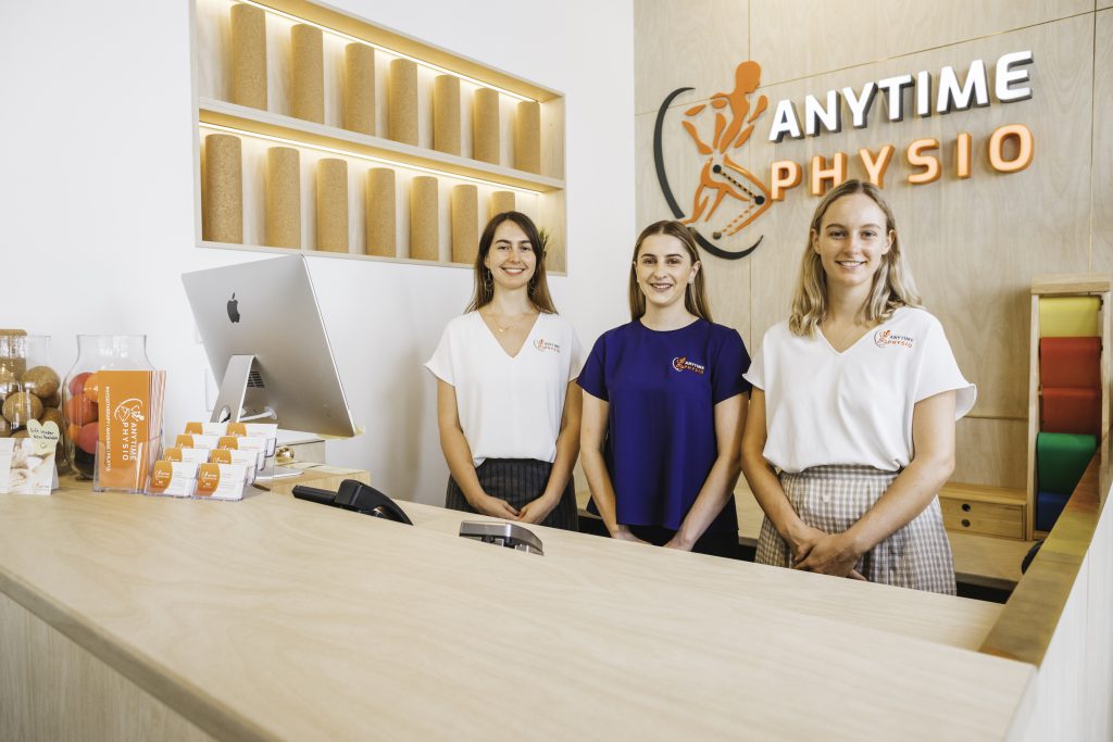 Anytime Physio - Our reception area